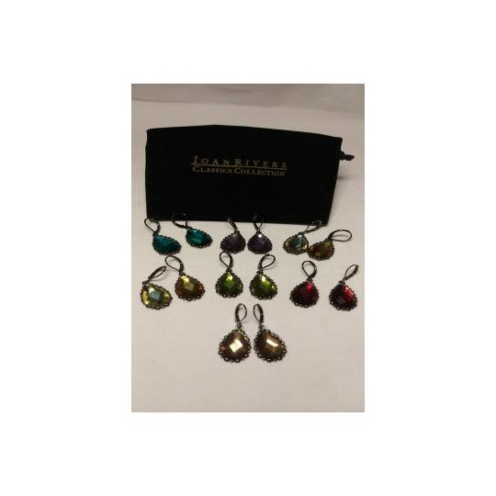 Joan Rivers Classic Collection 7pc Earrings 182JW